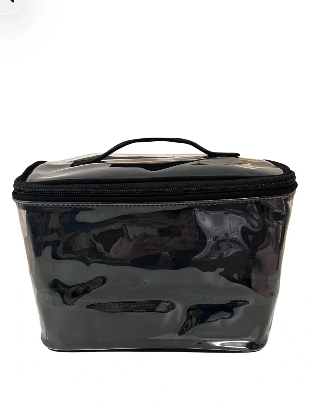 NWT Vera Bradley 4-Piece Travel Cosmetics Case Set with Black Quilted Pouches